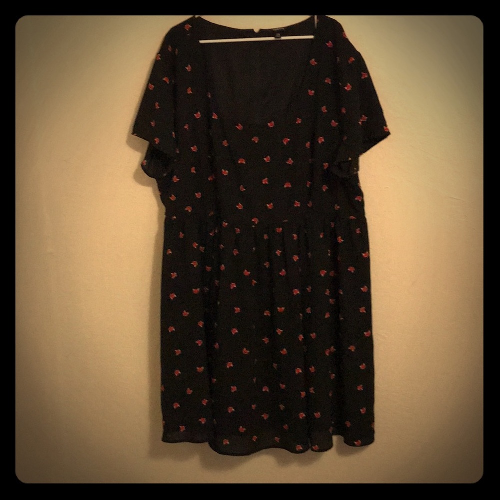 Foxy black dress